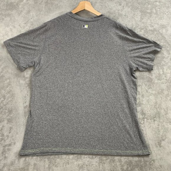 Nike Shirt Mens Large Gray Los Angeles Dodgers MLB Baseball Tee Center Swoosh - Picture 9 of 10